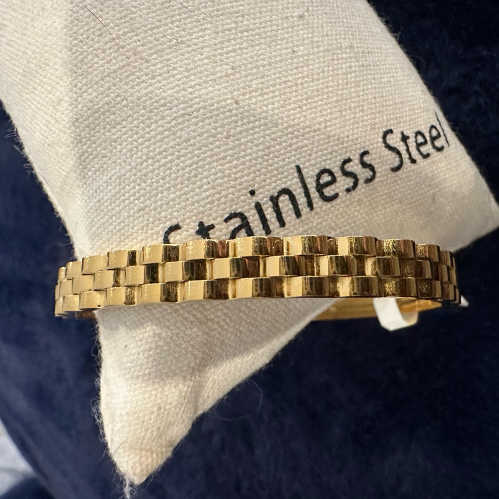 Stainless Steel Gold Plated Bracelet